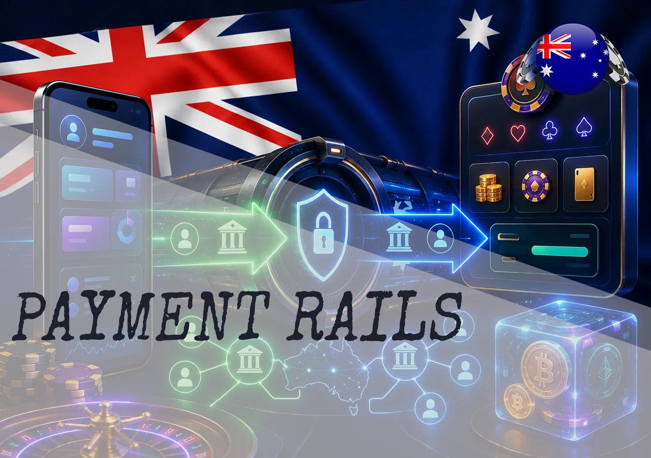Instant payment rails for online casinos
