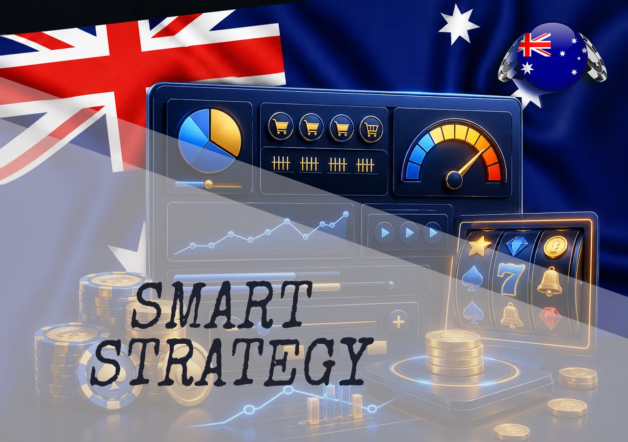 Smart Feature Buy strategy in pokies with bankroll allocation, demo testing, volatility, and stake control