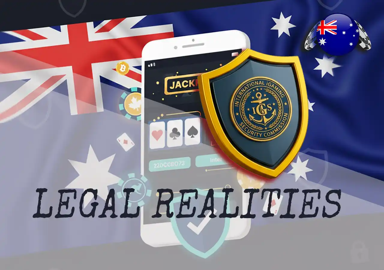 Legal realities and rights for individual online pokies players in Australia.